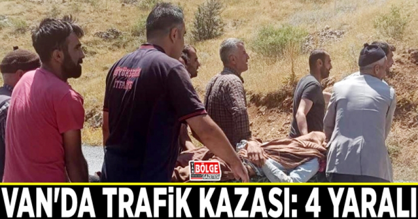 Van'da trafik kazası: 4 yaralı