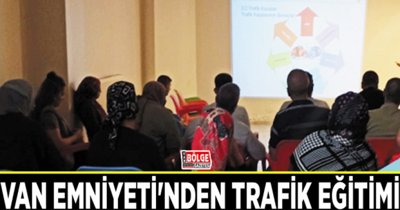 Van Emniyeti'nden trafik eğitimi