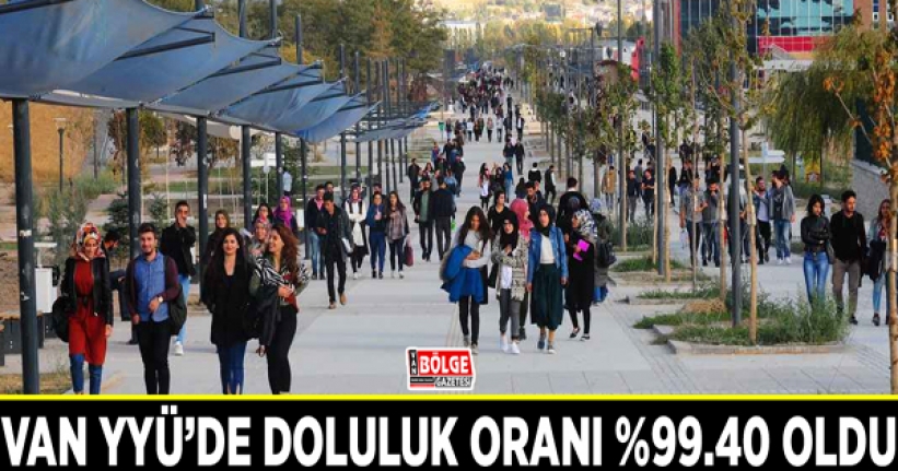 Van YYÜ’de doluluk oranı %99.40 oldu