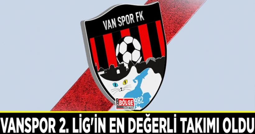 Vanspor 2. Lig'in en değerli takımı oldu