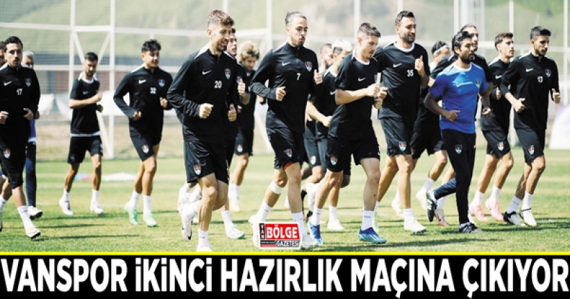 Vanspor ikinci hazırlık maçına çıkıyor