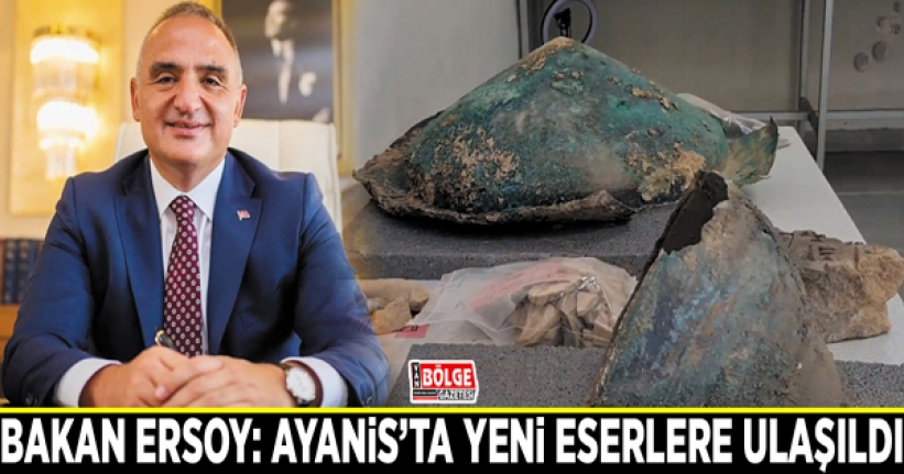 Bakan Ersoy: Ayanis'ta yeni eserlere ulaşıldı