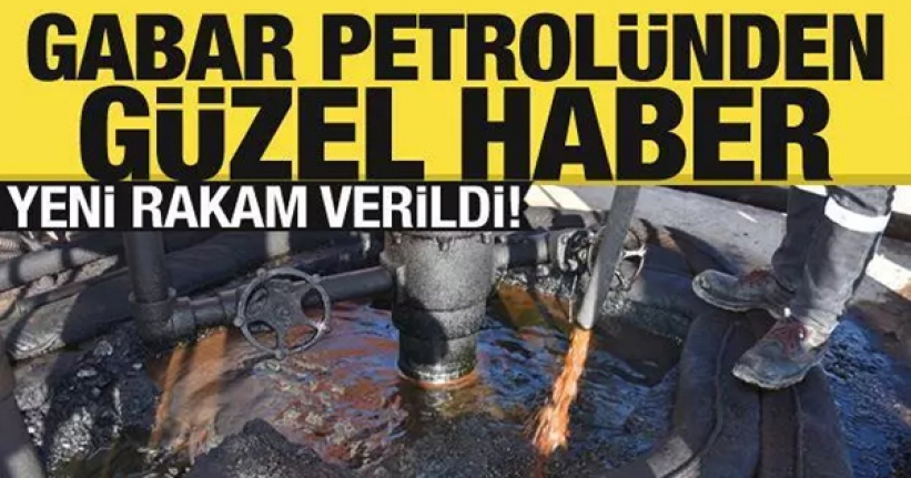 Bayraktar: Gabar petrolünde üretim miktarı belli oldu