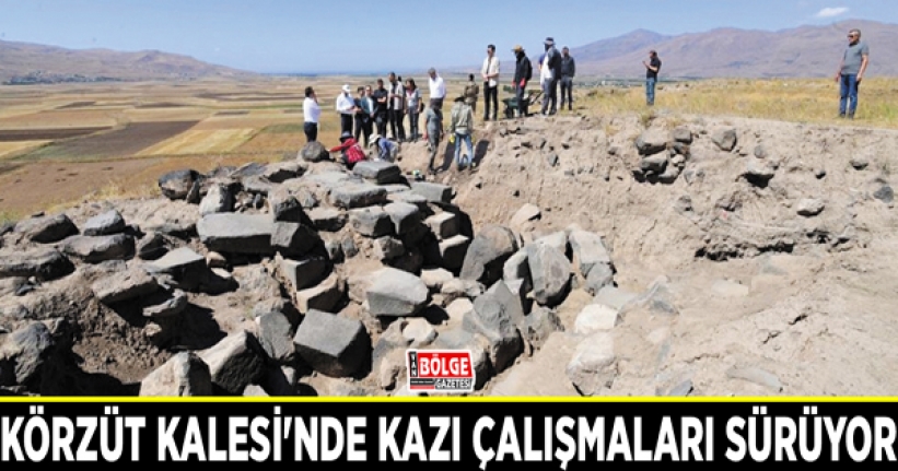 Körzüt Kalesi'nde kazı çalışmaları sürüyor