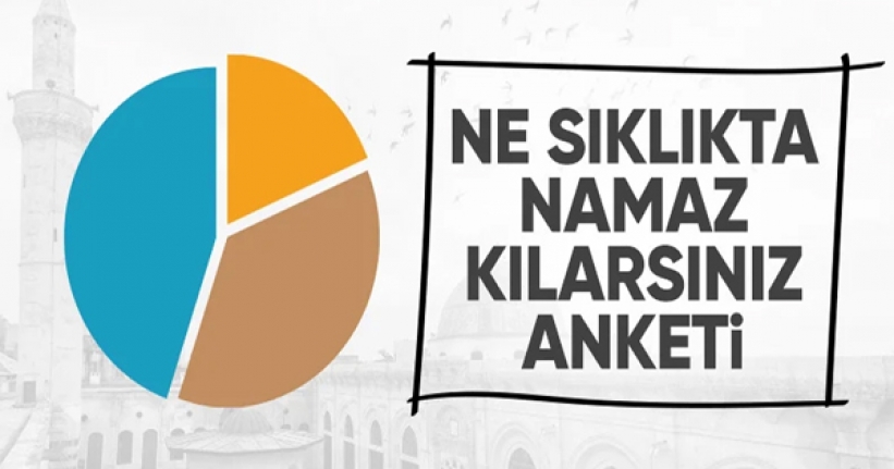 'Ne sıklıkla namaz kılarsınız' anketi