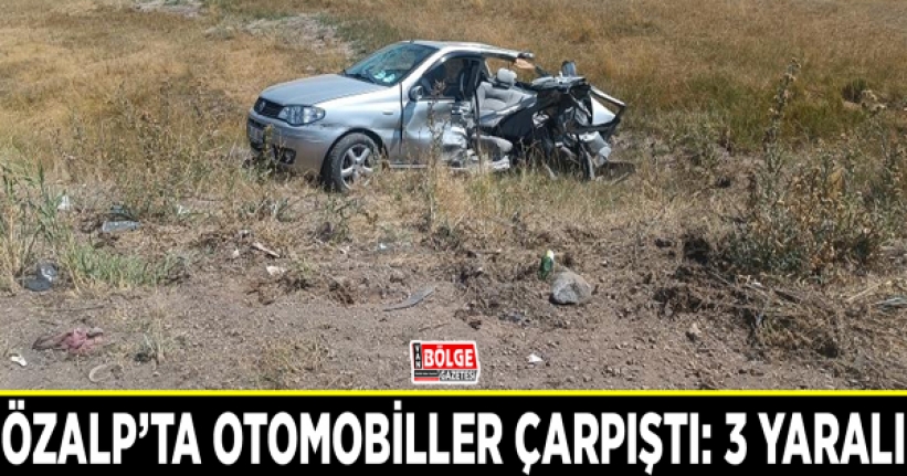 Özalp’ta otomobiller çarpıştı: 3 yaralı