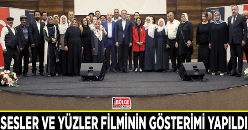 Sesler ve Yüzler filminin gösterimi yapıldı