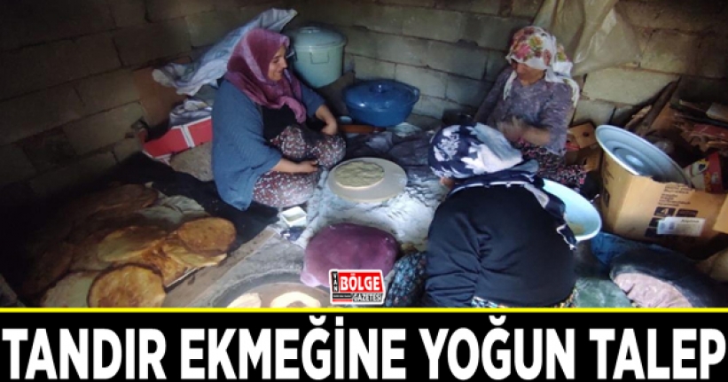 Tandır ekmeğine yoğun talep