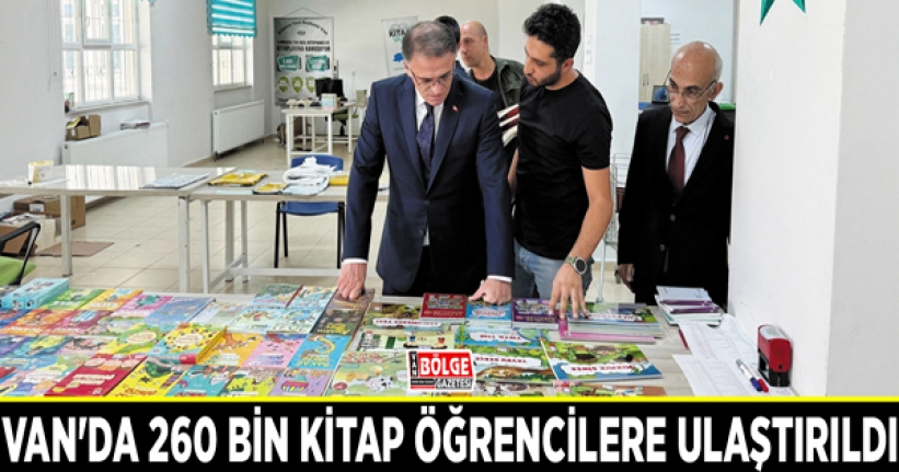 Van'da 260 bin kitap öğrencilere ulaştırıldı