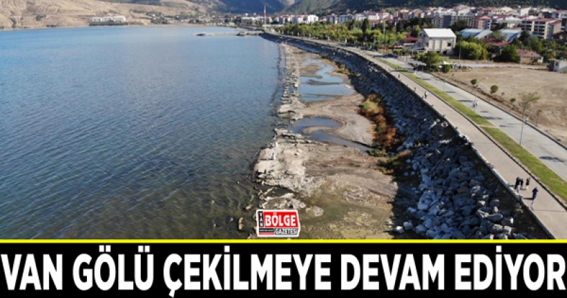 Van Gölü çekilmeye devam ediyor