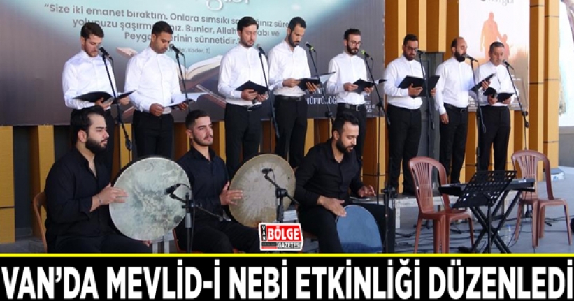 Van’da Mevlid-i Nebi etkinliği düzenlendi