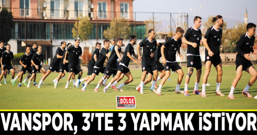 Vanspor, 3'te 3 yapmak istiyor