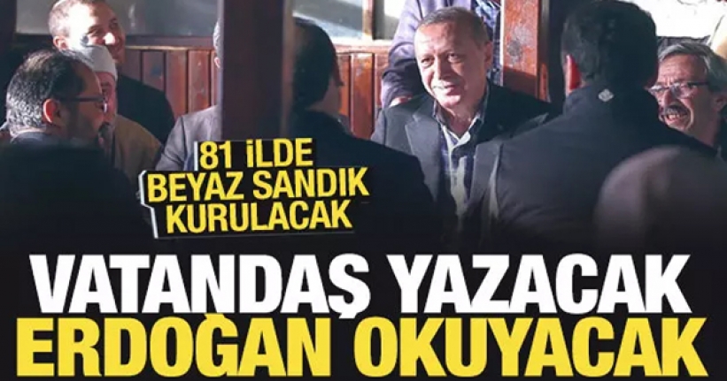 AK Parti'den beyaz sandık uygulaması