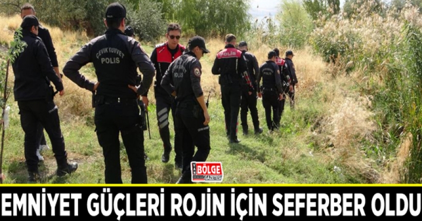 Emniyet güçleri Rojin için seferber oldu