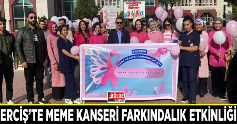 Erciş’te meme kanseri farkındalık etkinliği