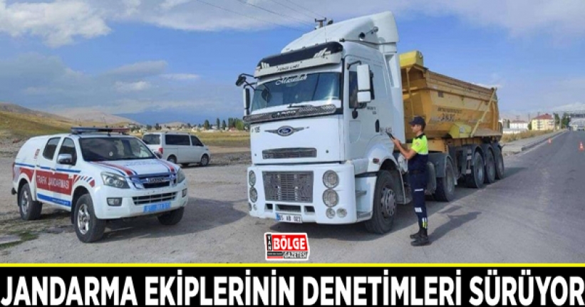 Jandarma ekiplerinin denetimleri sürüyor