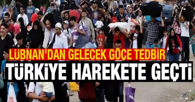 Lübnan'dan gelecek göçe tedbir