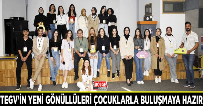 TEGV'in yeni gönüllüleri çocuklarla buluşmaya hazır