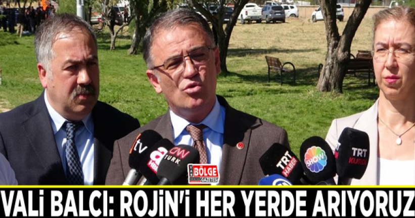 Vali Balcı: Rojin'i her yerde arıyoruz