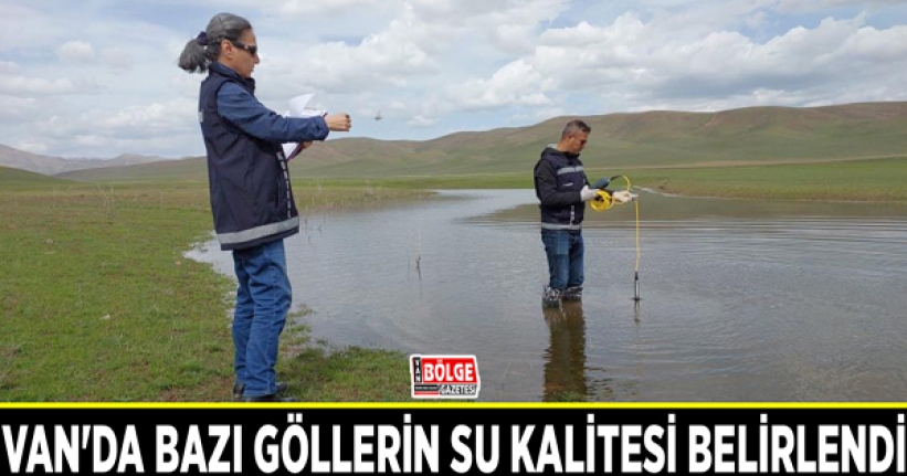 Van'da bazı göllerin su kalitesi belirlendi