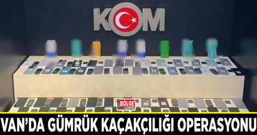 Van’da gümrük kaçakçılığı operasyonu