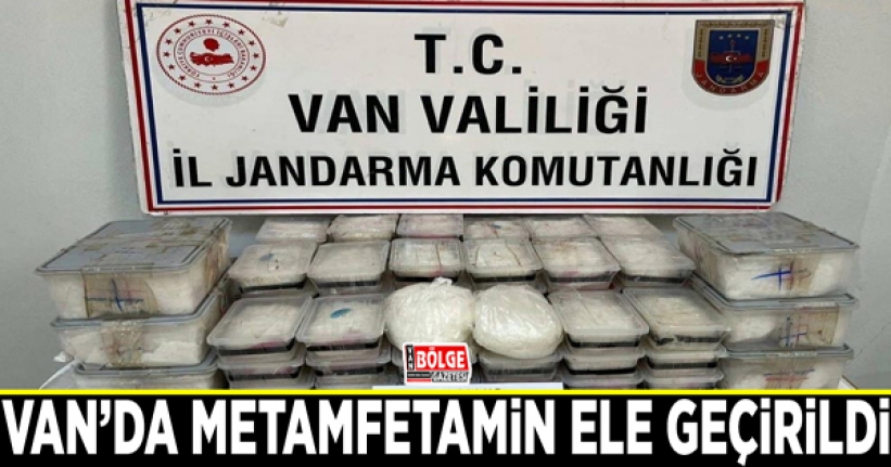 Van’da metamfetamin ele geçirildi