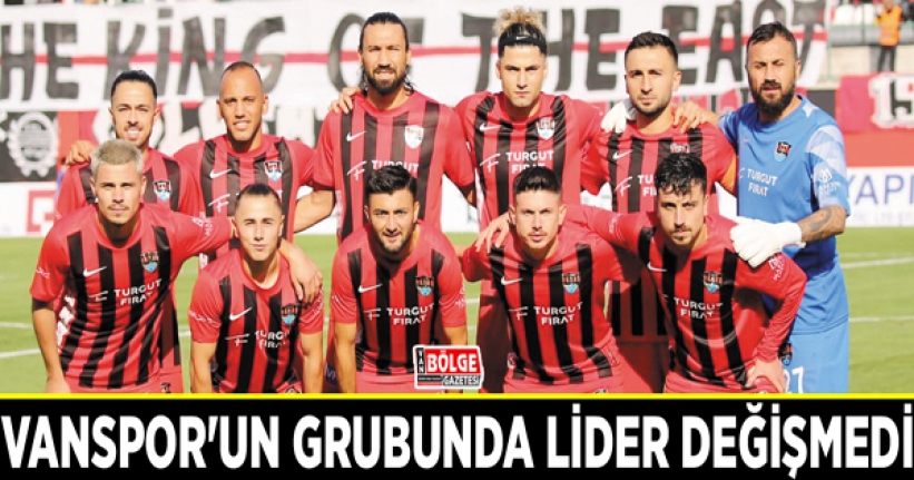 Vanspor'un grubunda lider değişmedi