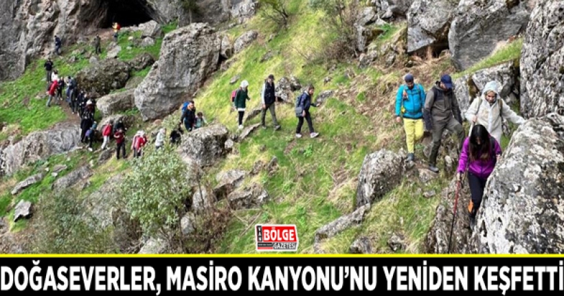 Doğaseverler, Masiro Kanyonu’nu yeniden keşfetti