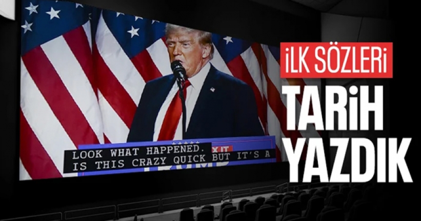 Donald Trump: Tarih yazdık