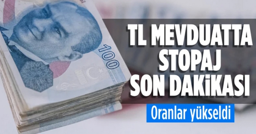 Türk Lirası mevduata uygulanan stopaj oranları değişti