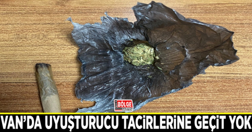 Uyuşturucu tacirlerine geçit yok