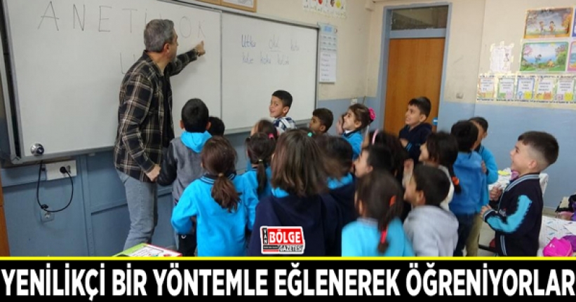 Yenilikçi bir yöntemle eğlenerek öğreniyorlar