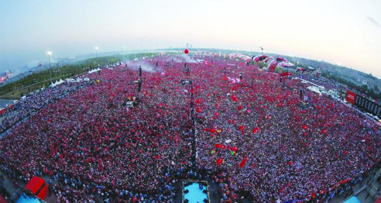 Ortak miting Yenikapı'da...