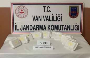 Van’da 5 kilo metamfetamin ele geçirildi