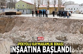 İpekyolu Kaymakamlık binası inşaatına başlandı