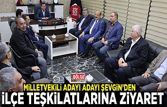 Şevgin’den ilçe teşkilatlarına ziyaret