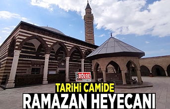 Tarihi camide Ramazan heyecanı