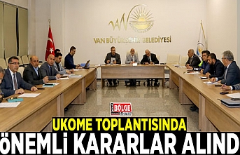 UKOME toplantısında önemli kararlar alındı