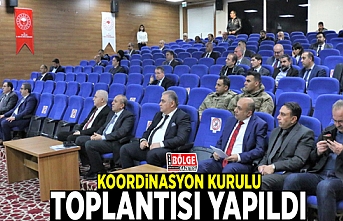 Koordinasyon kurulu toplantısı yapıldı