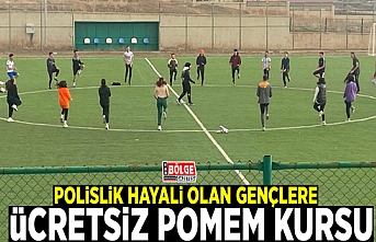 Polislik hayali olan gençlere ücretsiz POMEM kursu