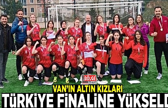 Van’ın altın kızları Türkiye finaline yükseldi