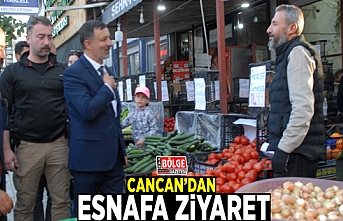 Cancan’dan esnafa ziyaret