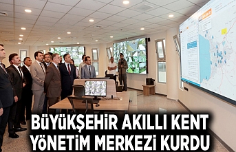 Büyükşehir akıllı kent yönetim merkezi kurdu