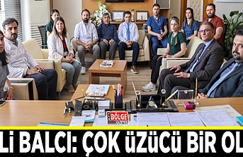 Vali Balcı: Çok üzücü bir olay