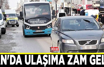 Van'da ulaşıma zam geldi