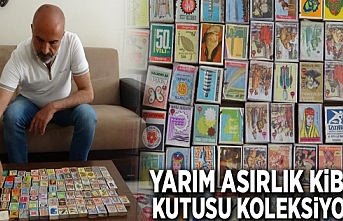 Van'da yarım asırlık kibrit kutusu koleksiyonu