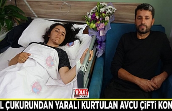 Buzul çukurundan yaralı kurtulan Avcu çifti konuştu