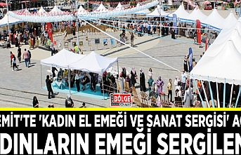 Kadınların el emeği Edremit’te sergilendi