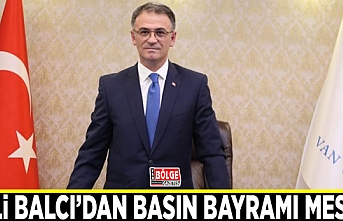 Vali Balcı’dan 24 Temmuz Gazeteciler ve Basın Bayramı Mesajı