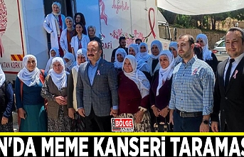 Van'da meme kanseri taraması...